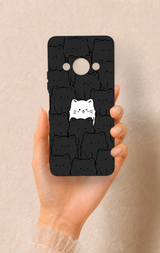 Redmi A3 Uyumlu Many Cats Desenli Silikon Kılıf