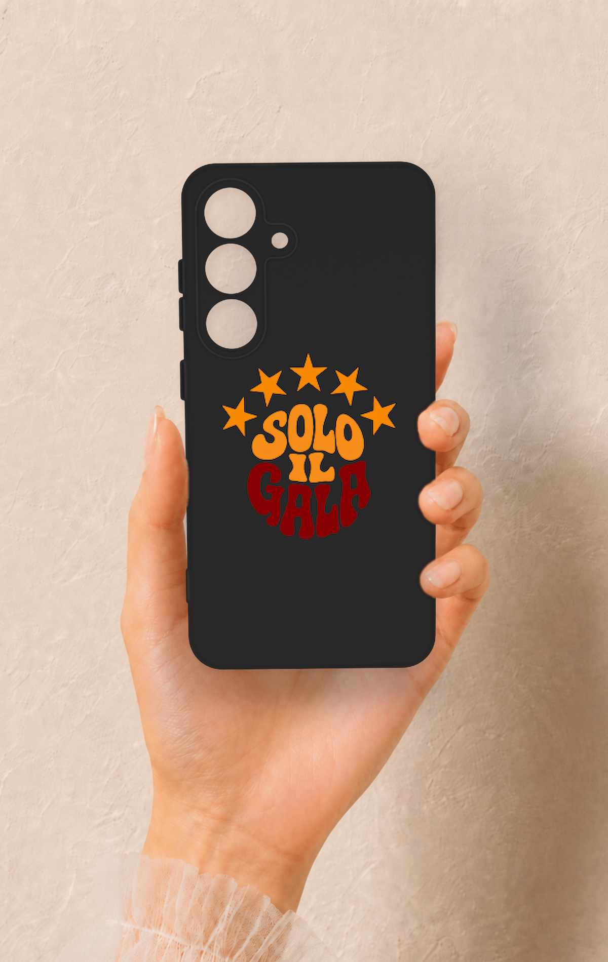 Samsung S25 Uyumlu Solo IL Gala Desenli Silikon Kılıf