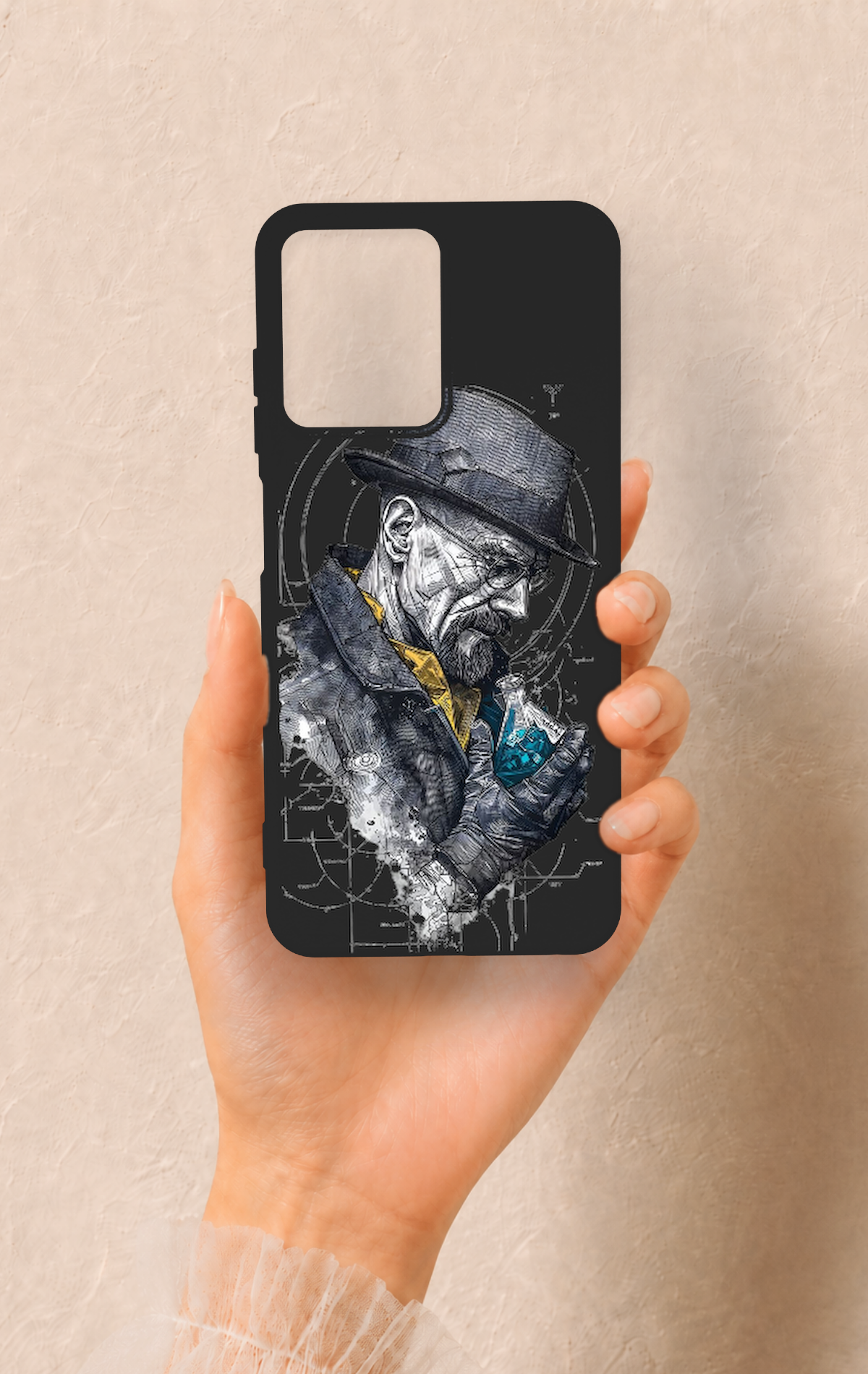 Casper Via M40 Uyumlu Walter White Desenli Silikon Kılıf