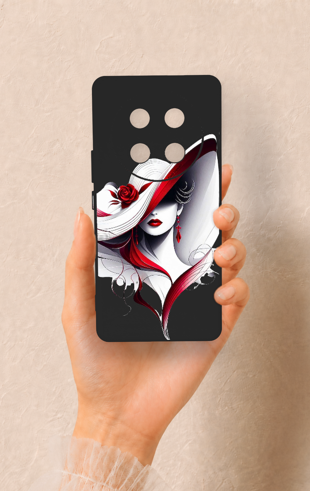Honor Magic 7 Lite 5G Uyumlu Matmazel Desenli Silikon Kılıf