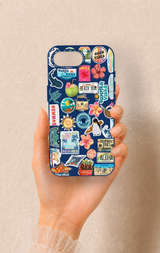 iPhone 16E Uyumlu Summer Vibes Desenli Silikon Kılıf