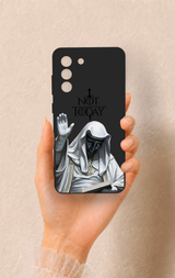 Samsung-S21FE Uyumlu Not Today Desenli Silikon Kılıf
