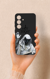 Samsung S25 Uyumlu Not Today Desenli Silikon Kılıf