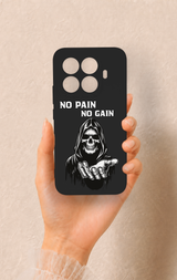 Mi 15T PRO Uyumlu No Pain No Gain Desenli Silikon Kılıf