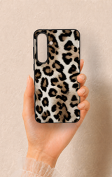 Samsung S25Fe Uyumlu Leopar Derisi Desenli Silikon Kılıf