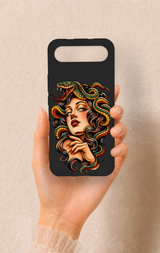 Tecno Spark Slim Uyumlu Medusa Desenli Silikon Kılıf