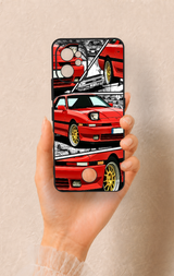 Reeder S19 Max Pro Uyumlu Kırmızı Supra Desenli Silikon Kılıf