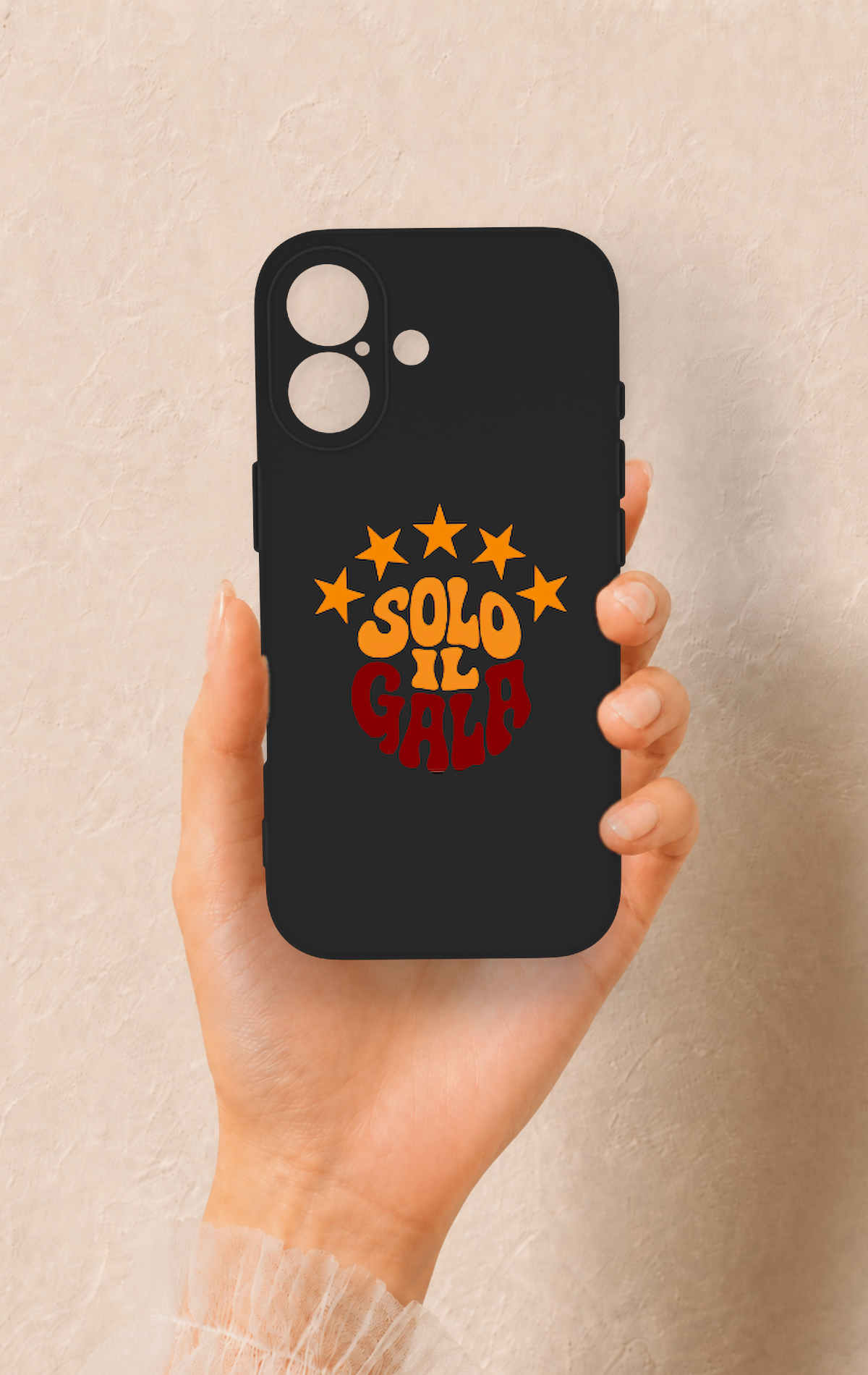 iPhone 17 Uyumlu Solo IL Gala Desenli Silikon Kılıf