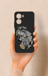 Vivo Y16 Uyumlu Self Made Desenli Silikon Kılıf