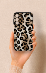 Samsung A15 Uyumlu Leopar Derisi Desenli Silikon Kılıf