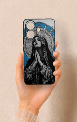 Vivo V60 Lite Uyumlu Rahibe Desenli Silikon Kılıf
