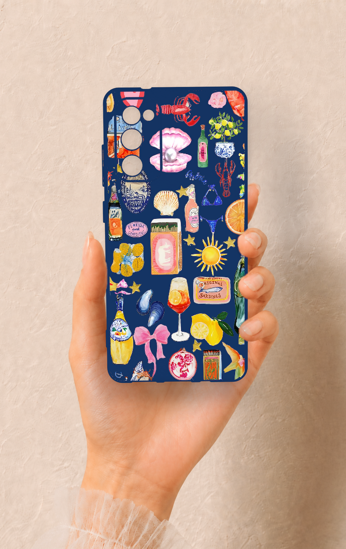 Samsung S20Fe Uyumlu Summer Desenli Silikon Kılıf