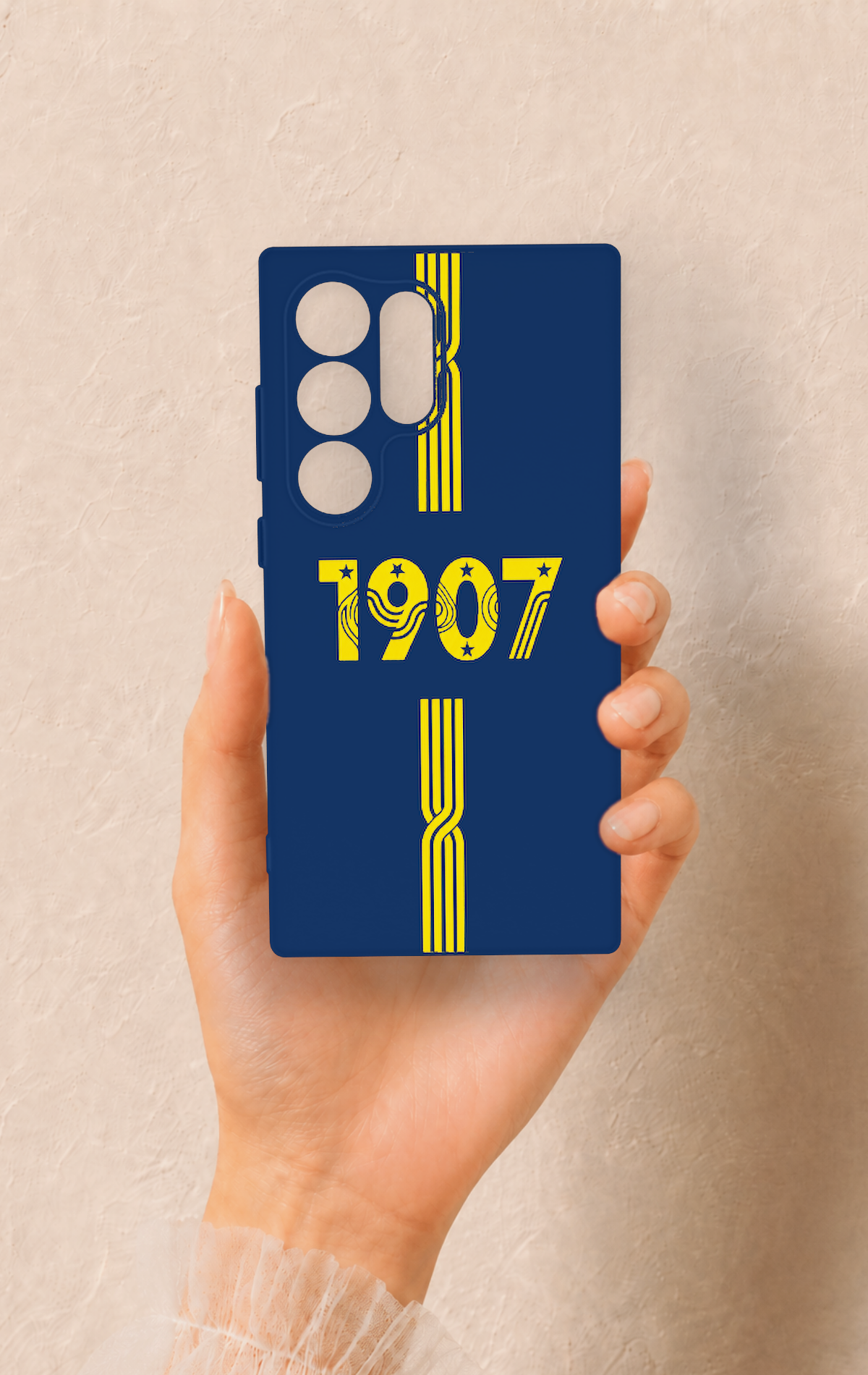 Samsung S24 Ultra Uyumlu 1907 Kemer Desenli Silikon Kılıf
