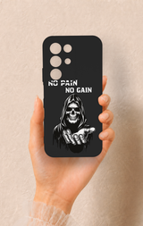 Realme C85 5G Uyumlu No Pain No Gain Desenli Silikon Kılıf