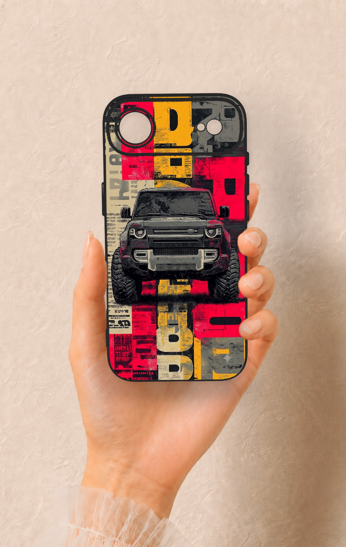 iPhone 17 Air Uyumlu Defender Truck Desenli Silikon Kılıf