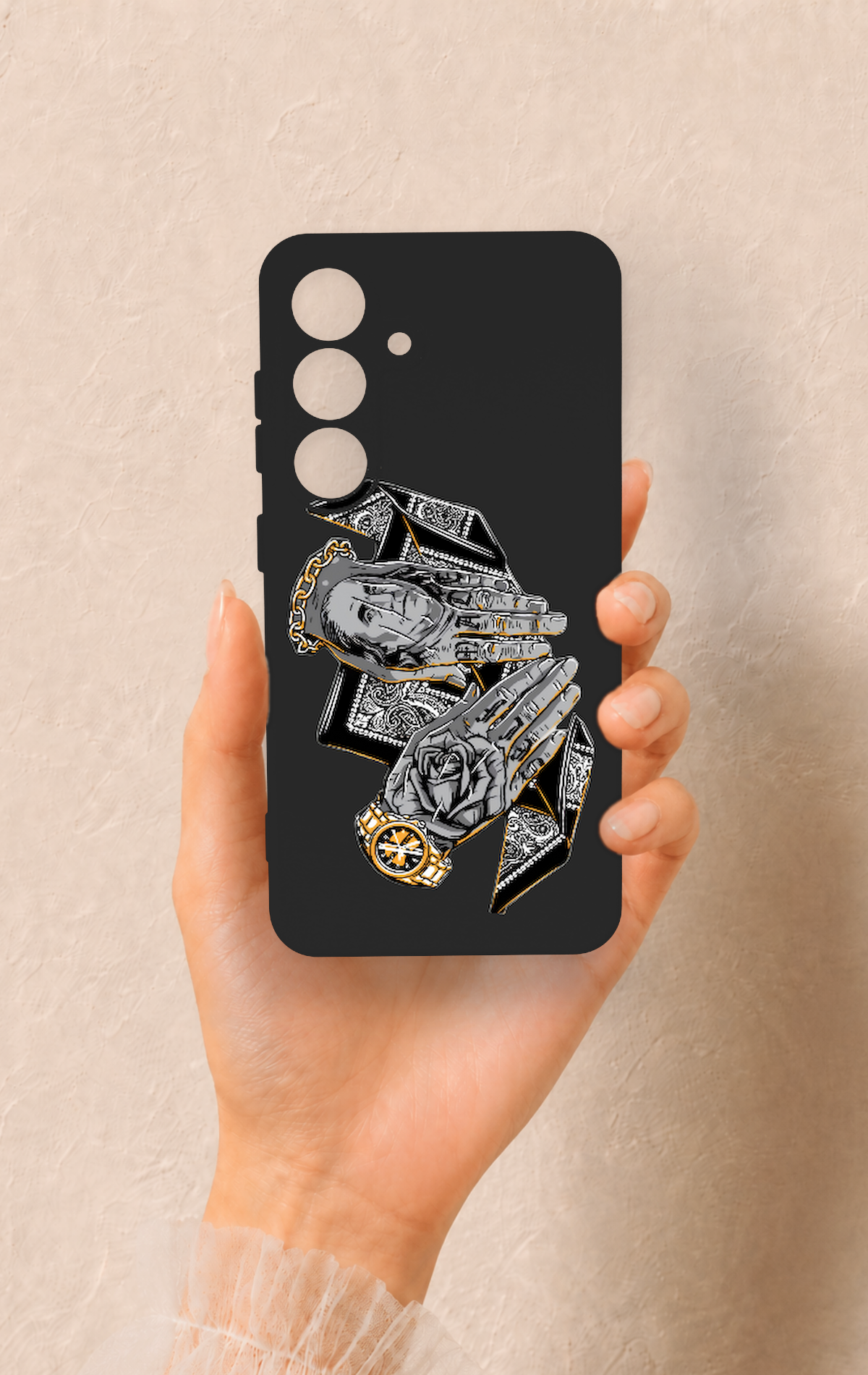 Samsung S25 Uyumlu Self Made Desenli Silikon Kılıf
