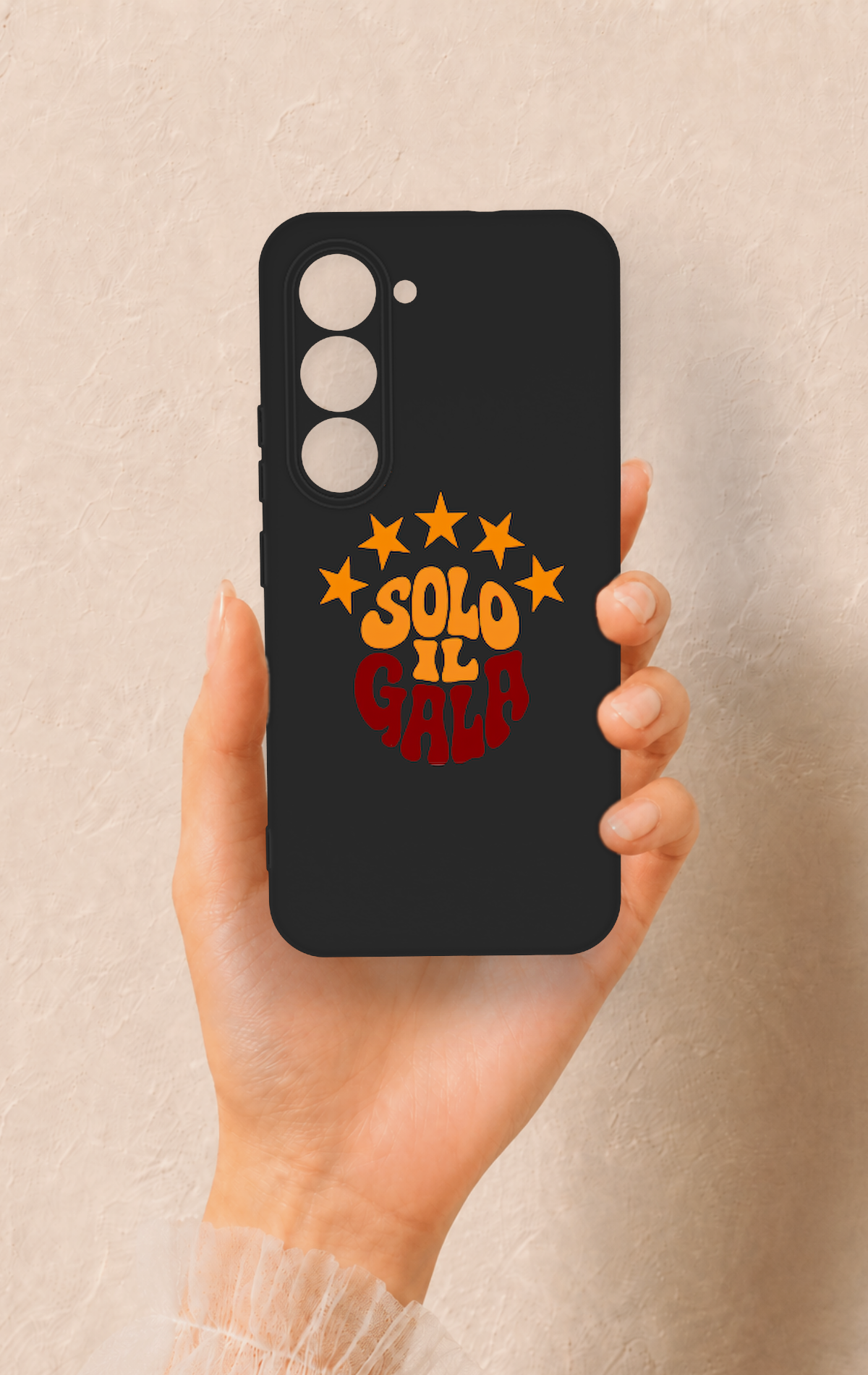 Tecno Spark 40 Pro Uyumlu Solo IL Gala Desenli Silikon Kılıf