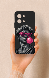 Vivo Y28 Uyumlu Pop David Desenli Silikon Kılıf