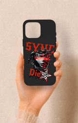iPhone 16 Pro Max Uyumlu Sync Die Desenli Silikon Kılıf