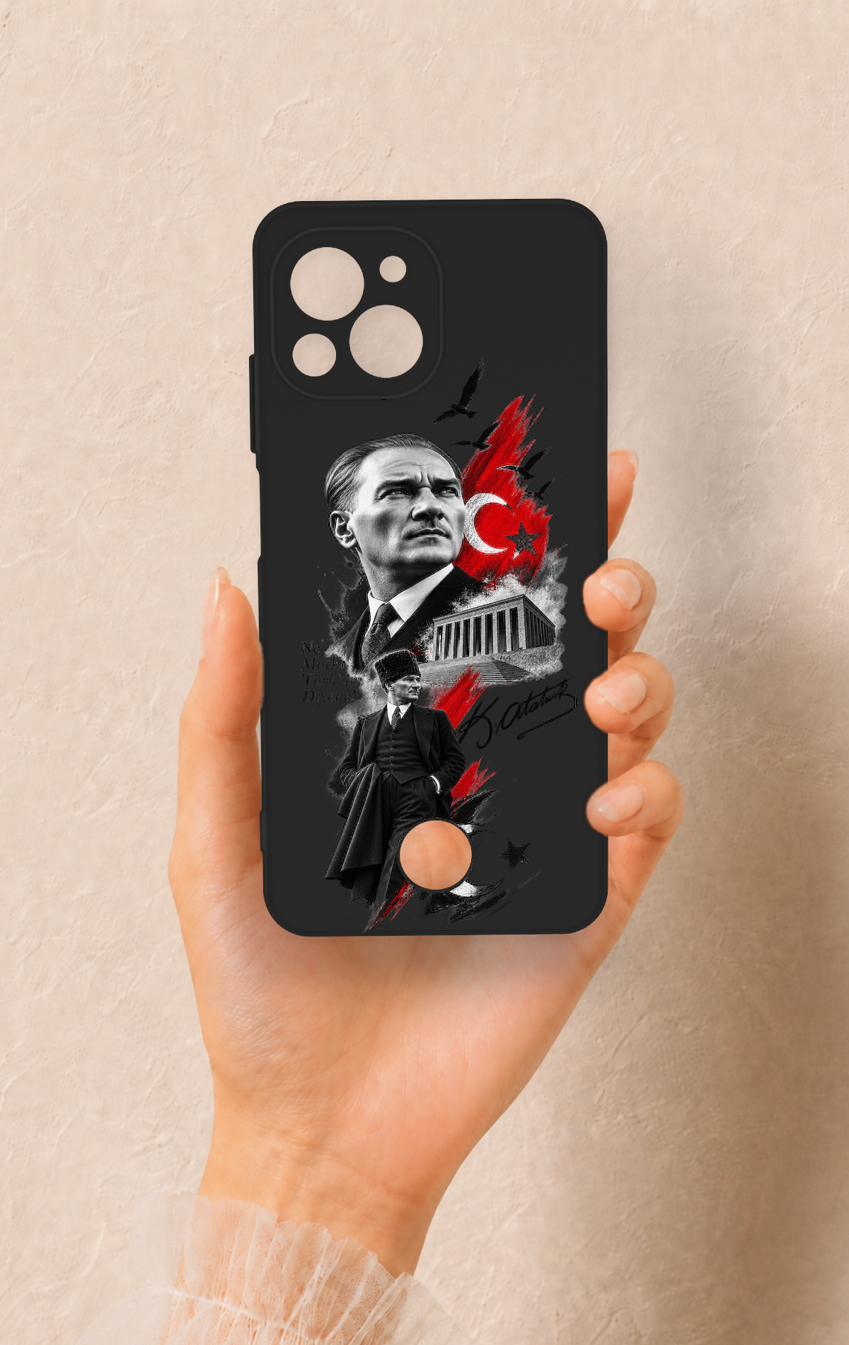 Reeder S23 Pro Max Uyumlu Atatürk Anıtkabir Desenli Silikon Kılıf