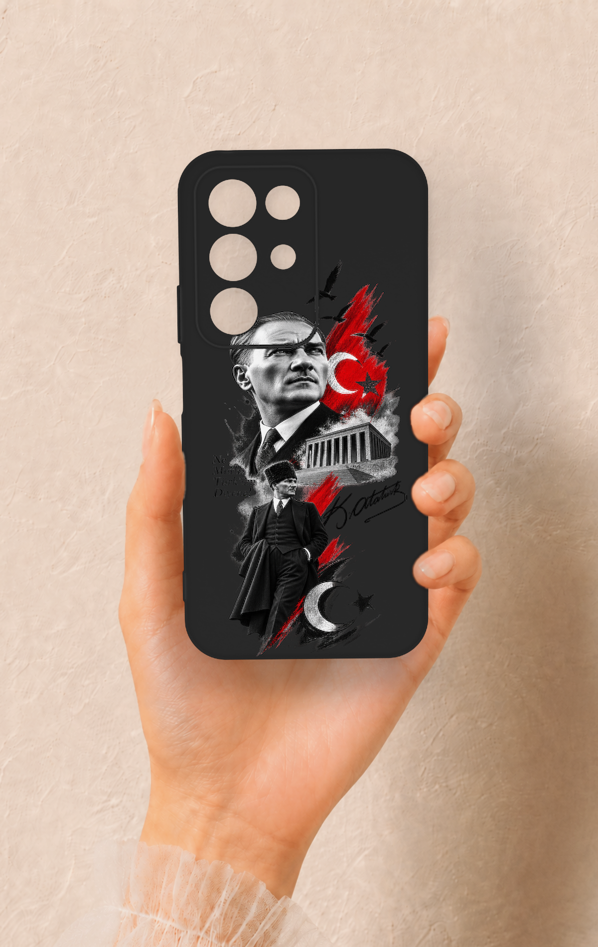 Realme C85 5G Uyumlu Atatürk Anıtkabir Desenli Silikon Kılıf