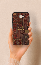 Samsung J7 Prime Uyumlu Vintage Halı Desenli Silikon Kılıf
