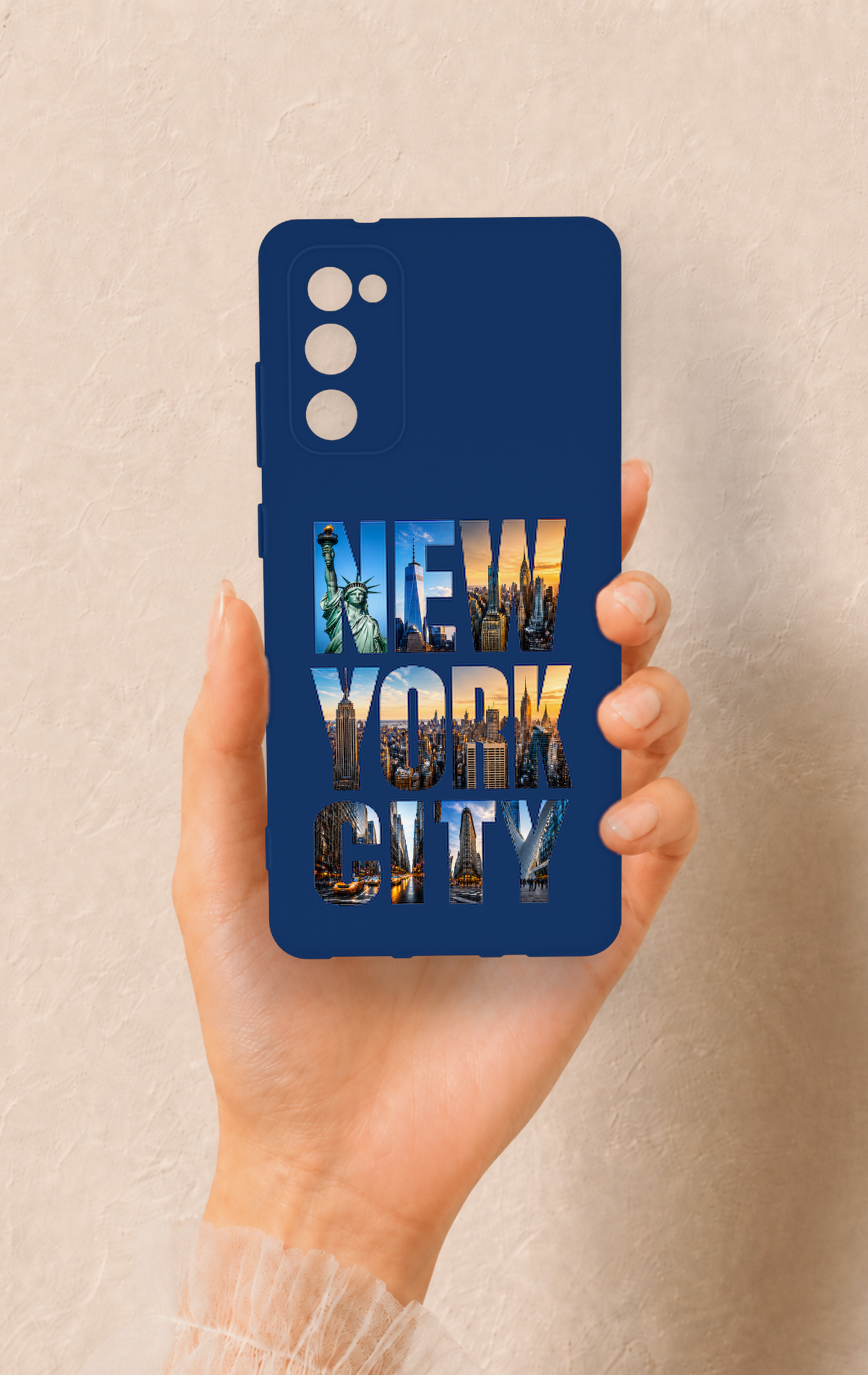 Samsung S20Fe Uyumlu New York City Desenli Silikon Kılıf
