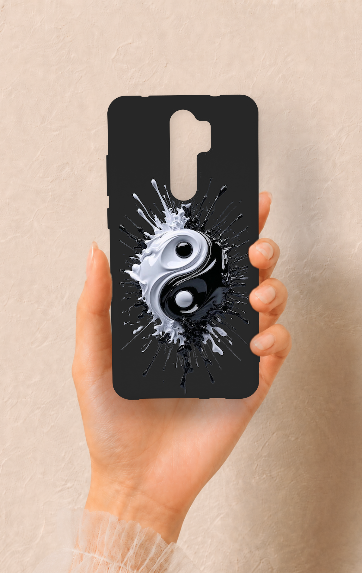 Redmi Note 8 Pro Uyumlu İyi ve Kötü Desenli Silikon Kılıf