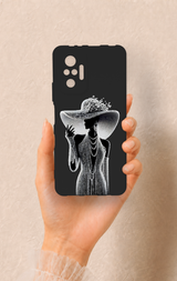 Redmi Note 10 Pro Uyumlu Lady Desenli Silikon Kılıf