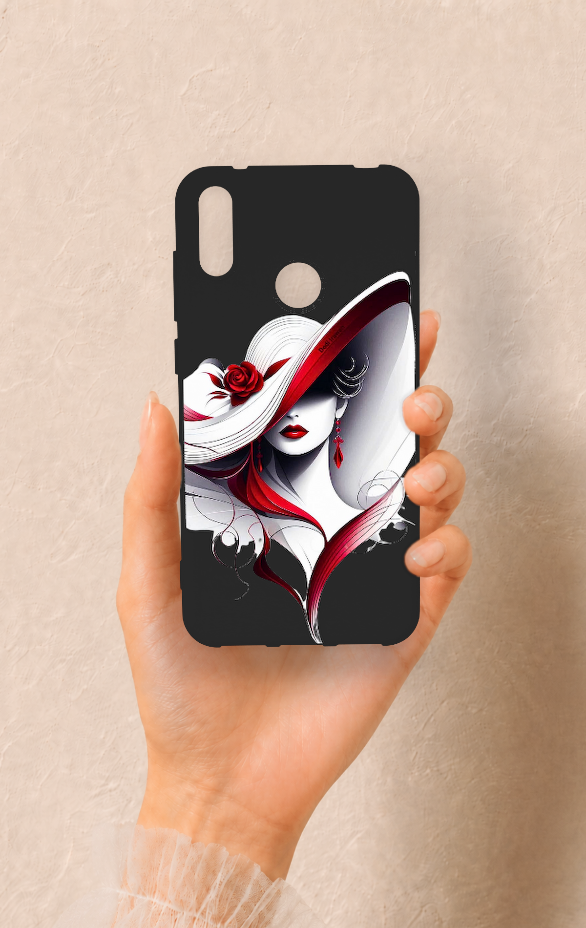 Huawei Y7 2019 Uyumlu Matmazel Desenli Silikon Kılıf