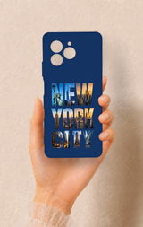 Omix X7 Uyumlu New York City Desenli Silikon Kılıf