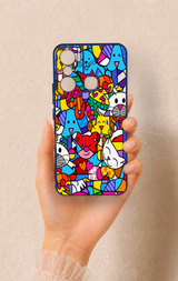 İnfinix Hot 20i Uyumlu Britto Garden Desenli Silikon Kılıf