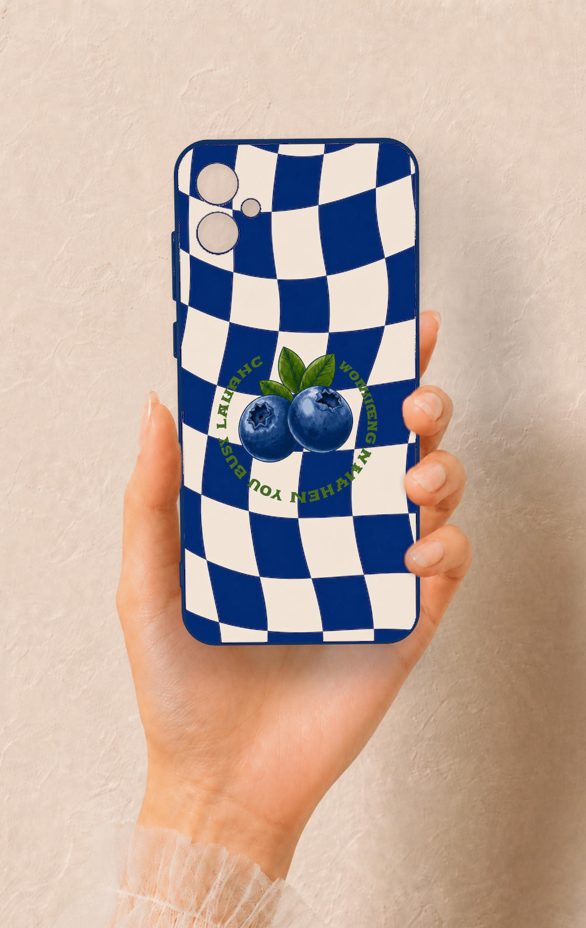 Samsung A05 Uyumlu Yaban Mersini Desenli Silikon Kılıf