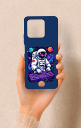 Reeder S71 Uyumlu Astronot DJ Desenli Silikon Kılıf