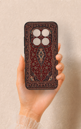 Redmi Note 15 Pro 5G Uyumlu Acem Halı Desenli Silikon Kılıf