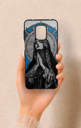 Redmi Note 9 Pro 9S Uyumlu Rahibe Desenli Silikon Kılıf