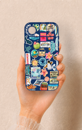 iPhone 17 Air Uyumlu Summer Vibes Desenli Silikon Kılıf