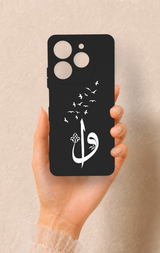Tecno Spark 10 Pro Uyumlu Elif Vav Desenli Silikon Kılıf