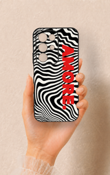 Realme C85 5G Uyumlu Zebra Amore Desenli Silikon Kılıf