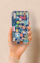 Huawei Y7 2019 Uyumlu Summer Vibes Desenli Silikon Kılıf