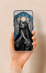 Redmi A3 Uyumlu Rahibe Desenli Silikon Kılıf