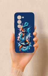 Redmi 15 5G Uyumlu Anchor Desenli Silikon Kılıf