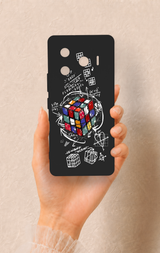 Tecno Camon 30 Pro 5G Uyumlu Rubik Küb Desenli Silikon Kılıf