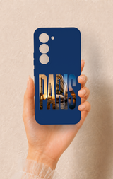 Tecno Spark 40 Pro Uyumlu Paris Desenli Silikon Kılıf
