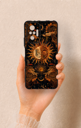 Redmi Note 10 Pro Uyumlu Mistik Güneş Desenli Silikon Kılıf