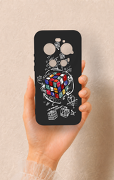 Mi 17 Ultra Uyumlu Rubik Küb Desenli Silikon Kılıf
