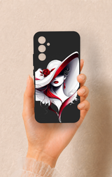Samsung A34 Uyumlu Matmazel Desenli Silikon Kılıf
