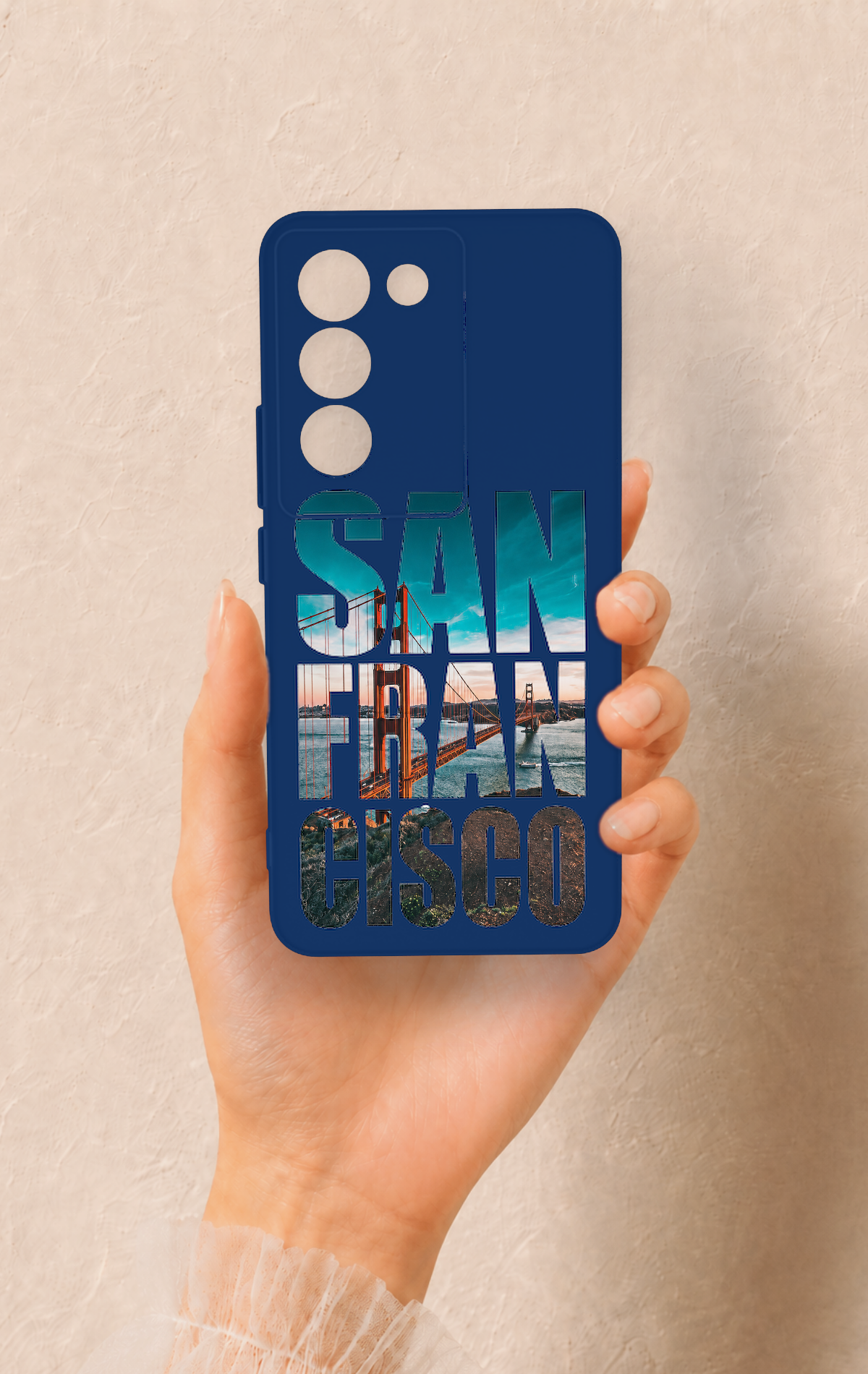 Vivo V30 Lite Uyumlu San Francisco Desenli Silikon Kılıf