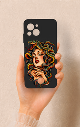 Reeder S23 Pro Max Uyumlu Medusa Desenli Silikon Kılıf