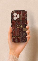 Honor 600 Uyumlu Vintage Halı Desenli Silikon Kılıf